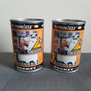 Pinnacle Hockey Cards in a Can Unopened 10 Cards in each Can